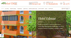 Desktop Screenshot of hoteledmarsantamarta.com